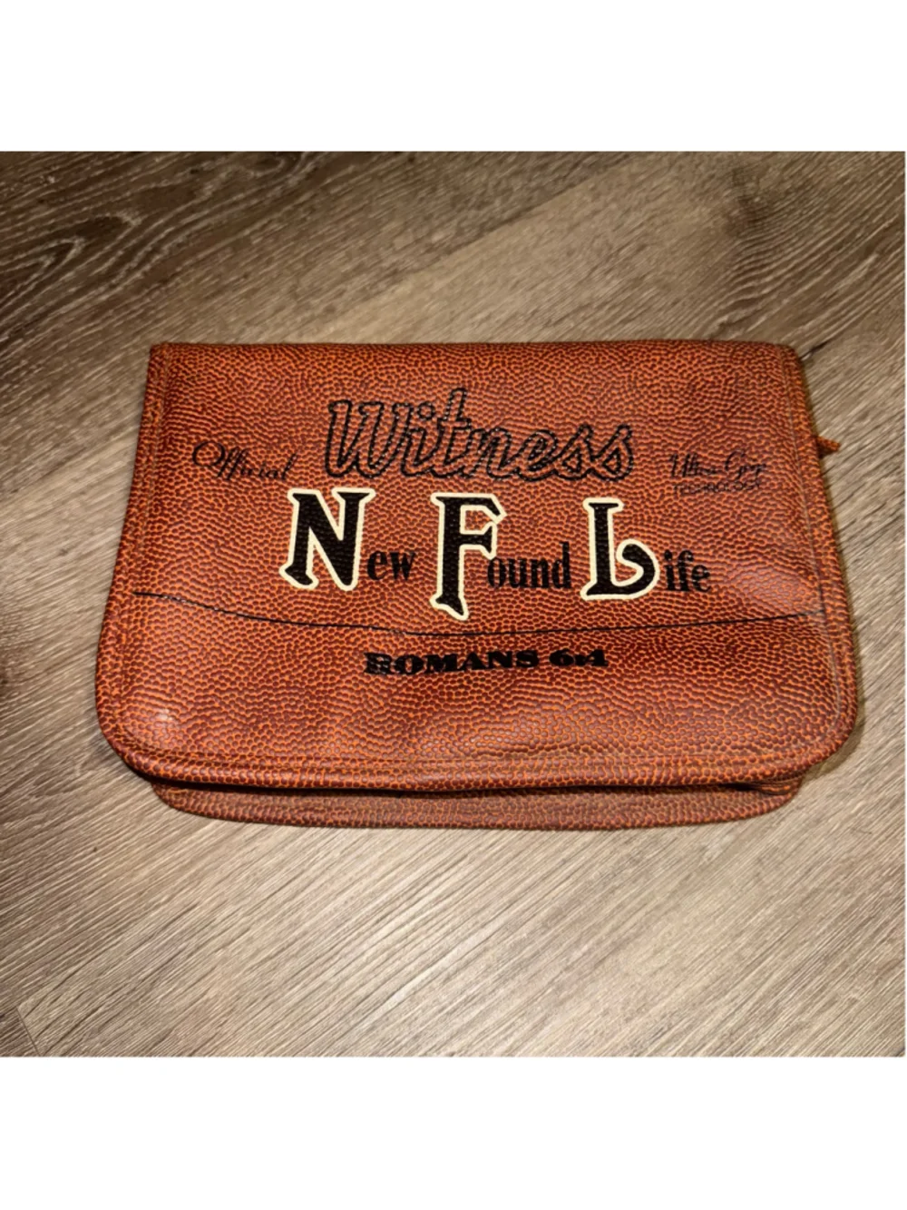 Rare Discontinued NFL New Found Life Bible Cover Vintage